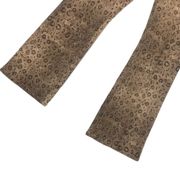 FRAME Le Crop Mini Snake Print Bootcut Jeans Animal Print Mid Rise Size 24 - Picture 14 of 16